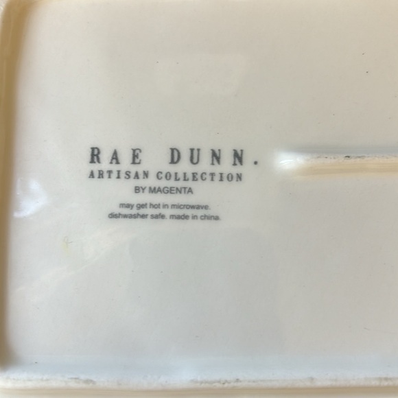 Rae Dunn Happy Trinket Jewelry Storage Accessories Tray - Picture 5 of 5